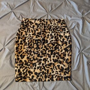 Animal Print Skirt